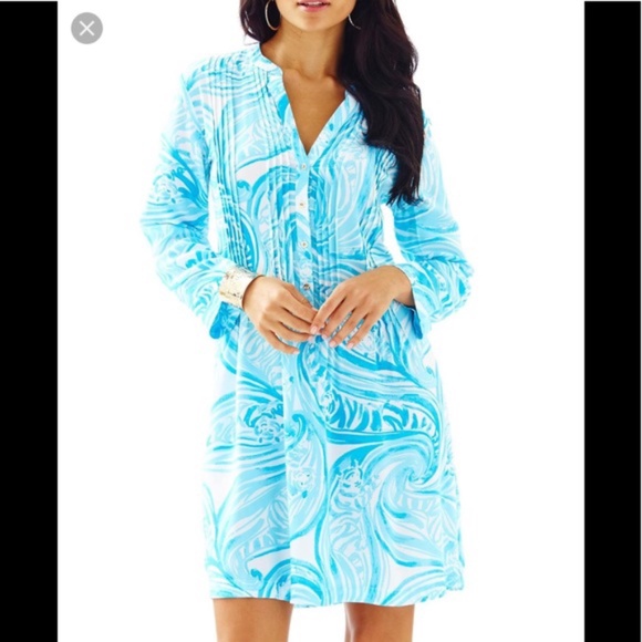 LILLY PULITZER NWT Sarasota Pintuck Tunic Dress - Picture 2 of 8
